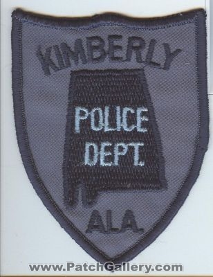 Kimberly Police Department (Alabama)
Thanks to Highwaydistrict for this scan.
Keywords: dept. ala.