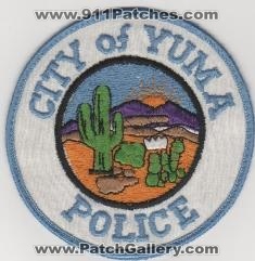 Yuma Police (Arizona)
Thanks to tcpdsgt for this scan.
Keywords: city of
