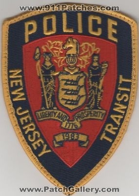 New Jersey Transit Police (New Jersey)
Thanks to tcpdsgt for this scan.
