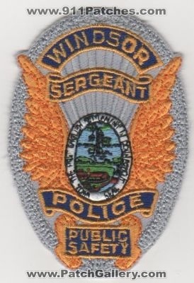 Windsor Police Sergeant (Connecticut)
Thanks to tcpdsgt for this scan.
Keywords: public safety dps