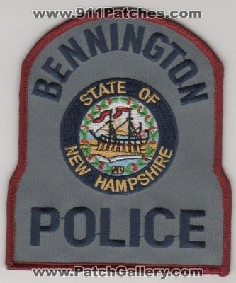 Bennington Police (New Hampshire)
Thanks to tcpdsgt for this scan.
