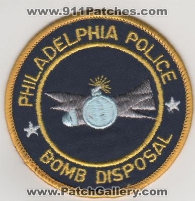 Philadelphia Police Bomb Disposal (Pennsylvania)
Thanks to tcpdsgt for this scan.
