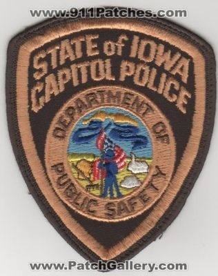 State of Iowa Capital Police (Iowa)
Thanks to tcpdsgt for this scan.
Keywords: department of public safety dps