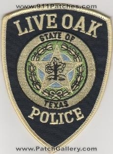 Live Oak Police (Texas)
Thanks to tcpdsgt for this scan.
