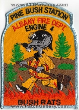 Albany Fire Department Engine 4 (New York)
Thanks to lazyslug for this scan.
Keywords: dept. pine bush station