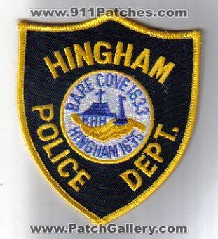 Hingham Police Department (Massachusetts)
Thanks to Cgatto01 for this scan.
Keywords: dept.