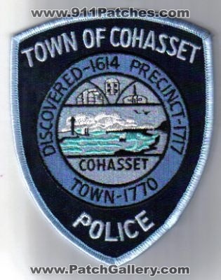 Cohasset Police (Massachusetts)
Thanks to Cgatto01 for this scan.
Keywords: town of