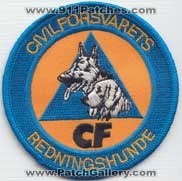 Civil Defense Rescue Dogs (Denmark)
Thanks to Henrik for this scan.
