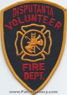 Disputanta Volunteer Fire Department (Virginia)
Thanks to Walts Patches for this scan.
Keywords: dept.
