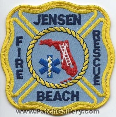 Jensen Beach Fire Rescue Department (Florida)
Thanks to Walts Patches for this scan.
Keywords: dept.