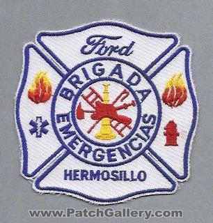Ford Hermosillo Brigada Emergencias Patch (Mexico)
Thanks to lmorales for this scan.
Keywords: motor company co. emergency brigade fire ems