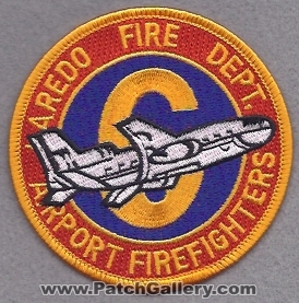 Laredo Fire Department Airport FireFighters (Texas)
Thanks to lmorales for this scan.
Keywords: 6 dept. arff aircraft rescue firefighting cfr crash
