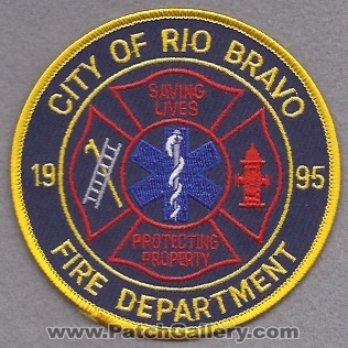 Rio Bravo Fire Department Patch (Texas)
Thanks to lmorales for this scan.
Keywords: city of dept.