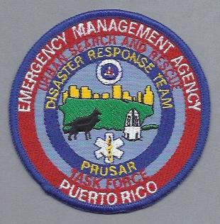 Emergency Management Agency USAR (Puerto Rico)
Thanks to lmorales
Keywords: urban search and rescue disaster response team prusar task force ema