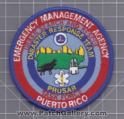 Emergency Management Agency Urban Search and Rescue Disaster Response Team Task Force (Puerto Rico)
Thanks to lmorales for this scan.
Keywords: ema prusar drt