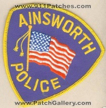 Ainsworth Police Department (Nebraska)
Thanks to mhunt8385 for this scan.
