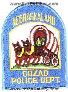 Cozad Police Department (Nebraska)
Thanks to mhunt8385 for this scan.
Keywords: dept. nebraskaland