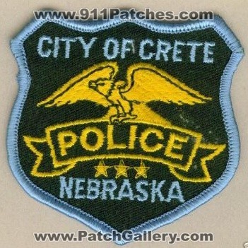 Crete Police (Nebraska)
Thanks to mhunt8385 for this scan.
Keywords: city of