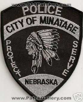 Minatare Police Department (Nebraska)
Thanks to mhunt8385 for this scan.
Keywords: dept. city of