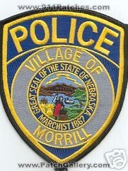 Morrill Police Department (Nebraska)
Thanks to mhunt8385 for this scan.
Keywords: dept. village of