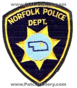 Norfolk Police Department (Nebraska)
Thanks to mhunt8385 for this scan.
Keywords: dept.