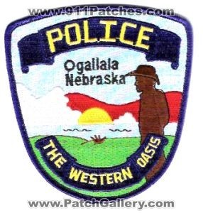 Ogallala Police Department (Nebraska)
Thanks to mhunt8385 for this scan.
Keywords: dept.