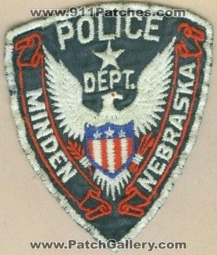 Minden Police Department (Nebraska)
Thanks to mhunt8385 for this scan.
Keywords: dept.