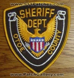 Otoe County Sheriff's Department (Nebraska)
Thanks to mhunt8385 for this scan.
Keywords: sheriffs dept.