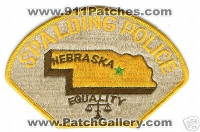 Spalding Police Department (Nebraska)
Thanks to mhunt8385 for this scan.
Keywords: dept.