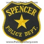 Spencer Police Department (Nebraska)
Thanks to mhunt8385 for this scan.
Keywords: dept.