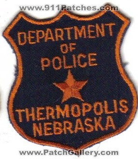 Thermopolis Police Department (Nebraska)
Thanks to mhunt8385 for this scan.
Keywords: dept. of