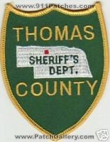 Thomas County Sheriff's Department (Nebraska)
Thanks to mhunt8385 for this scan.
Keywords: sheriffs dept.