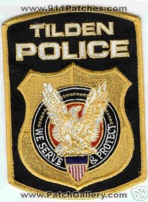 Tilden Police Department (Nebraska)
Thanks to mhunt8385 for this scan.
Keywords: dept.