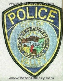 Valley Police Department (Nebraska)
Thanks to mhunt8385 for this picture.
Keywords: dept. city of