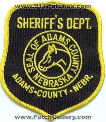 Adams County Sheriff's Department (Nebraska)
Thanks to mhunt8385 for this scan.
Keywords: sheriffs dept. nebr.
