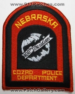 Cozad Police Department (Nebraska)
Thanks to mhunt8385 for this picture.
