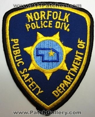 Norfolk Police Division (Nebraska)
Thanks to mhunt8385 for this picture.
Keywords: div. public safety department of dept.