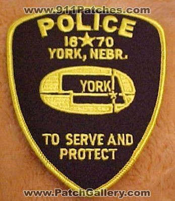 York Police Department (Nebraska)
Thanks to mhunt8385 for this picture.
Keywords: dept. nebr.