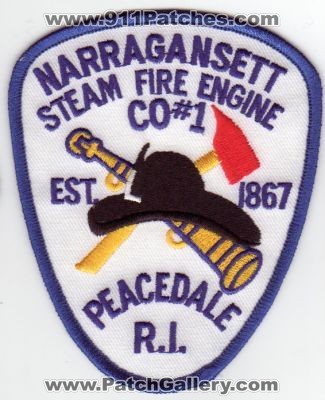 Union Fire District Station 1 Narragansett Steam Engine Company Number 1 Peace Dale (Rhode Island)
Thanks to captsnug1 for this scan.
Keywords: co. no. #1 peacedale r.i. ri