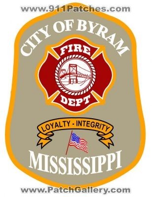 Byram Fire Department (Mississippi)
Thanks to mrobinson for this scan.
Keywords: city of dept.