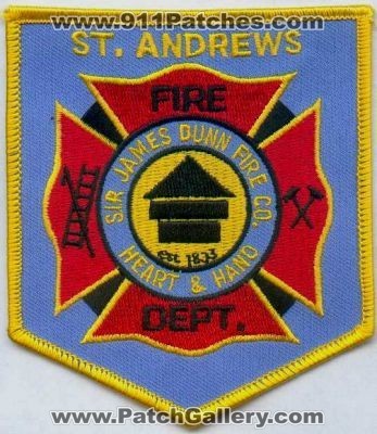 Saint Andrews Fire Department (Canada)
Thanks to Stijn.Annaert for this scan.
Keywords: st. dept. sir james dunn co. company heart & and hand