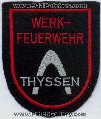 Thyssen Fire (Germany)
Thanks to Stijn.Annaert for this scan.
