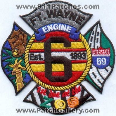 Fort Wayne Fire Engine 6 (Indiana)
Thanks to Stijn.Annaert for this scan.
Keywords: ft.