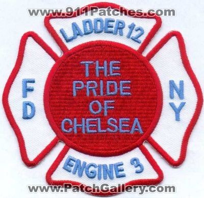 FDNY Fire Engine 3 Ladder 12 (New York)
Thanks to Stijn.Annaert for this scan.
Keywords: city of department dept.