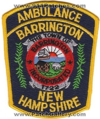 Barrington Ambulance (New Hampshire)
Thanks to rbrown962 for this scan.
Keywords: ems the town of