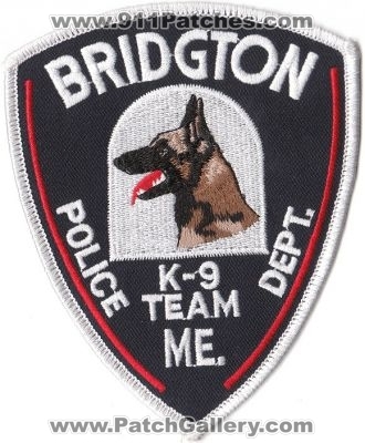 Bridgton Police Department K-9 Team (Maine)
Thanks to rbrown962 for this scan.
Keywords: dept. me. k9