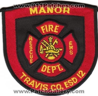 Manor Fire Department (Texas)
Thanks to rbrown962 for this scan.
Keywords: dept. travis county co. esd number #2 rescue ems