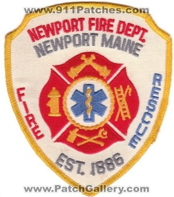 Newport Fire Rescue Department (Maine)
Thanks to rbrown962 for this scan.
Keywords: dept.