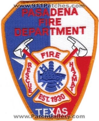 Pasadena Fire Department (Texas)
Thanks to rbrown962 for this scan.
Keywords: dept. rescue hazmat haz-mat