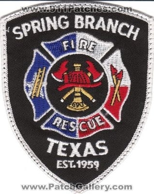 Spring Branch Fire Rescue Department (Texas)
Thanks to rbrown962 for this scan.
Keywords: dept.